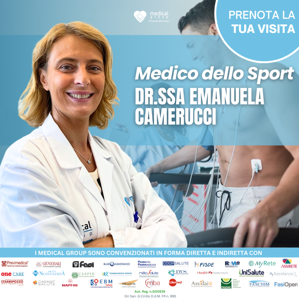 Dott.ssa Emanuela Camerucci Medico dello Sport Medical Group