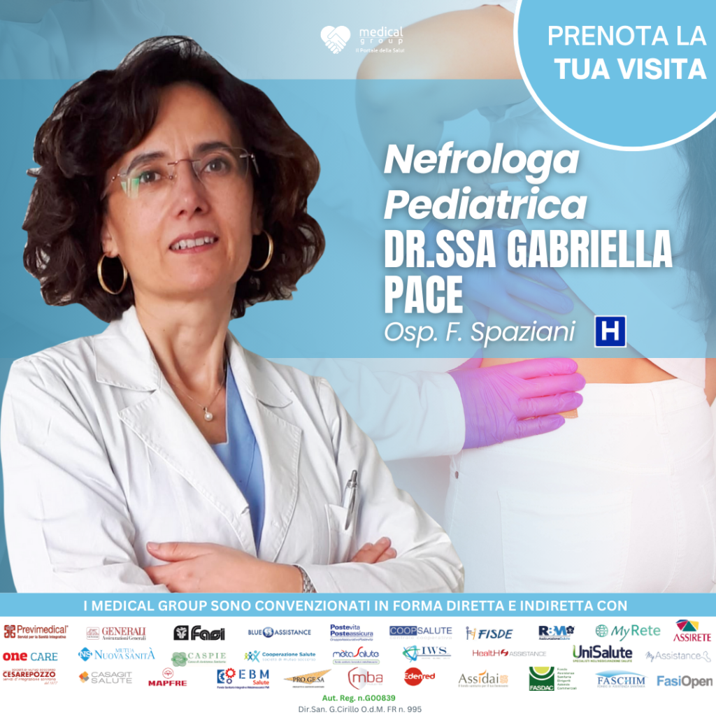 Dott.ssa Gabriella Pace Nefrologa Pediatrica Medical Group