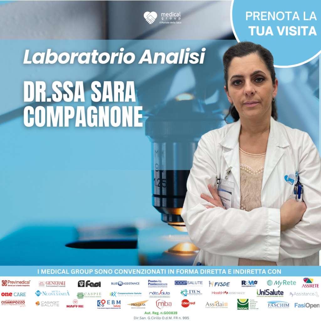 Dott.ssa Sara Compagnone Laboratorio Analisi Medical Group